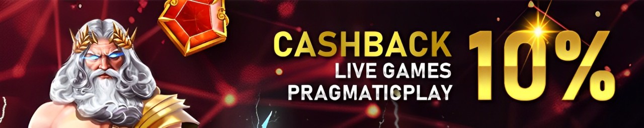 BONUS CASHBACK KHUSUS PRAGMATIC PLAY (Live Games) 10%